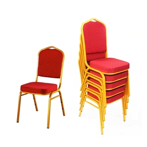 Chaise de banquet empilable en acier inoxydable durable pour hôtel, salle à manger, bureau et salon – Vente en gros - Product Image 1