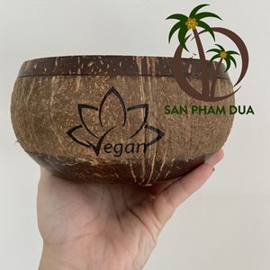CUILLÈRE À BOL EN COQUE DE NOIX DE COCO ET ENSEMBLE DE COUVERTS Artisanat Bol à noix de coco/BOL À NOIX DE COCO VENTE FABRIQUÉ À CHAUD au VIET NAM - Product Image 1
