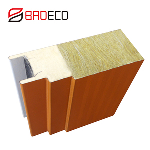 우수한 품질 50mm 두께 내화 바위 울 샌드위치 벽 패널 - Product Image 4