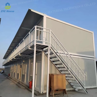 Conteneur Maison Pliable Moderne et Portable de 20 et 40 pieds, Écologique et Pratique, avec Structure en A
