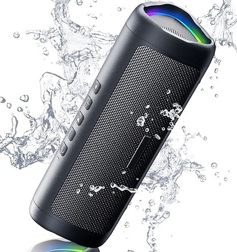 High-quality, Well-sounding Bluetooth Speaker, Portable Wireless Speaker with RGB Light, Suitable for Outdoor Family Parties