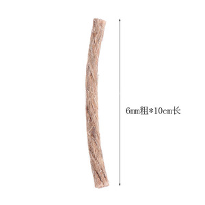 Allume-feu en corde de chanvre 6x100 mm, ciré, pour camping en plein air, allume-feu de cuisine, léger, portable, facile à utiliser - Product Image 3
