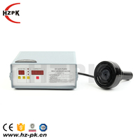 HZPK F200 Scelleuse à Induction Manuelle Portable pour Bouteilles Plastique Verre, Machine de Scellage à Feuille d'Aluminium