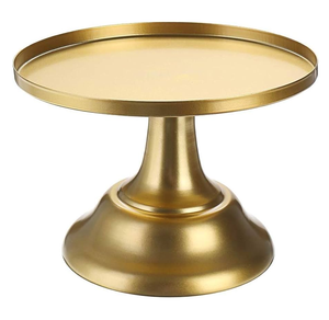 Support à gâteau en laiton de haute qualité à prix raisonnable avec finition dorée, design tendance, support à gâteau fait à la main à vendre - Product Image 2
