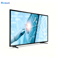 HenTouch Moniteur tactile USB 43 pouces compatible WIN/Android, écran LCD mural pour affichage publicitaire, indice de protection IP65, Full HD, neuf