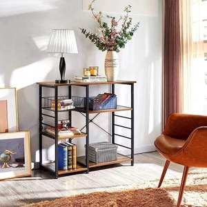 Huasheng Estante de Cocina Metálico de 3 Niveles, Tipo Soporte, No Plegable, Multifunción, para Cafetera, Microondas, con Cestas de Alambre - Product Image 6