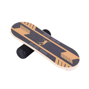 Yoga torcendo Fitness equilibrio piastra di <span class=keywords><strong>allenamento</strong></span> di base per le <span class=keywords><strong>gambe</strong></span> addominali in vita dei muscoli tavola di bilanciamento in legno - Product Image 6