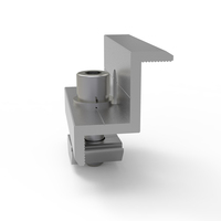 CORIGY nouvelle conception pinces d'extrémité solaires 30mm 35mm pince d'extrémité en aluminium disponible pour système de montage de panneaux solaires