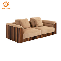 Ensemble de canapé en L haut de gamme pour salon, confortable, rectangulaire, en cuir véritable, meubles inclinables, rembourrage en éponge, tissu d'angle
