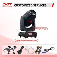 Projecteur professionnel à tête mobile 3-en-1 Robe Pointe 280W 14R RGBW Ra90 pour scène, mariage, DJ, club, avec 13 couleurs