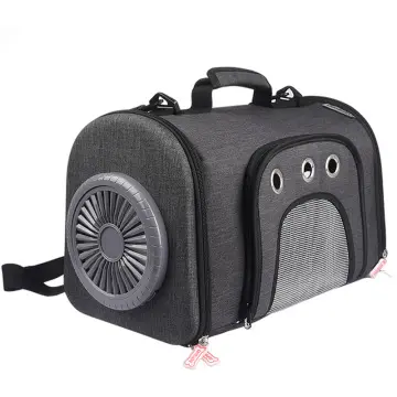 Fabriek Oem/Odm Met Een Cool Fan Hond En Kat Kooi Outdoor Reizen Zomer Luxe Pet Carrier Bag