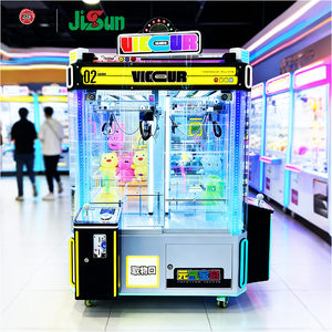 Máquina de grúa arcade con garra para 4 jugadores, operada con monedas, para regalos, máquina de muñecas para niños, juguete de metal y plástico, 1 año de garantía, inglés - Product Image 2