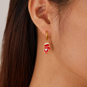 Pendientes de Moda de Acero Inoxidable 316L con Baño de Oro PVD de 14k y 18k, Joyería de Lujo de Alta Calidad para Mujer, Venta al por Mayor - Product Image 3