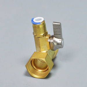 Robinet en T en laiton 4 2 3, accessoire pour purificateur d'eau, robinet à bille avec raccord rapide - Product Image 3
