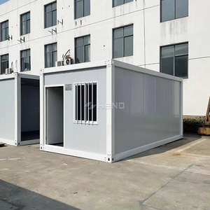 Casa Contenedor Prefabricada Modular Desmontable de Diseño Nuevo y Lujoso para Hoteles y Campamentos <span class=keywords><strong>con</strong></span> Techo Inclinado - Product Image 2