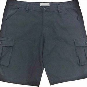 กางเกงขาสั้นกอล์ฟผ้าแคนวาสถักระบายอากาศได้ดี สีพื้น สไตล์ลำลองสำหรับผู้ชาย พร้อมโลโก้แบบกำหนดเอง สไตล์ไฮสตรีท - Product Image 1