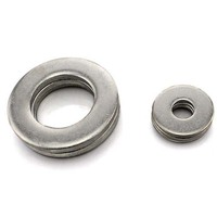 Rondelle plate en acier inoxydable 304 316 de haute qualité, prix usine, types M3 M4 M5 M6 M8 M10 M12 M24, type A DIN125