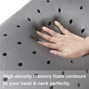 Contour memory foam Cuscino per il Dolore Al Collo cervicale Ortopedico Letto di bambù del carbone di legna di sonno cuscino di gomma piuma di memoria