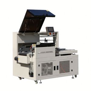 Machine de thermoscellage entièrement automatique pour films rétractables, boîtes à thé, couverts, boîtes cadeaux, machine d'emballage express et de scellage - Product Image 1