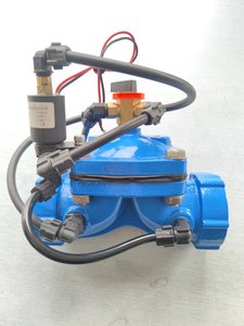 Van điều khiển điện từ sắt dễ uốn 3 ''với cấu trúc màng cuối có ren thẳng cho các ứng dụng nước và tưới - Product Image 4