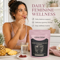 Bonbons gélifiés naturels à la vitamine C et aux probiotiques pour femmes adultes, saveur ananas, complément alimentaire pour soutenir le système immunitaire et la fibres alimentaires