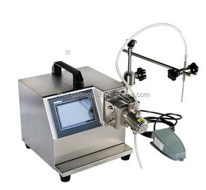 Máquina Eléctrica Semiautomática de Llenado de Agua de Sobremesa con Cabezal Único Digital para Líquidos, Perfumes y Aceites Esenciales en Viales - Product Image 2