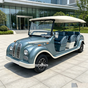 Vehículo Turístico Eléctrico Retro Vintage con Asientos Cómodos, Amplio Vehículo Antiguo para Turismo, Ideal para Viajes Prolongados en Resorts - Product Image 1