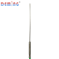 Sonde thermocouple de type K en acier inoxydable 316L, capteur de température isolé FEP, résistant à la corrosion à haute température, personnalisable OEM