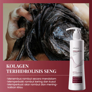 KORMESIC Certifié Bpom, Vente en Gros, 250ml, Gel Douche Nettoyant en Profondeur, Réparateur et Fortifiant, au Collagène, Nourrissant, pour le Corps et les Cheveux - Product Image 5