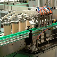 Machine de remplissage et de bouchage automatique pour pots, bouteilles en plastique, flacons, ciment, colle, prix bas pour la colle super forte en PVC