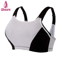 Nouvelle arrivée High Impact Glamourous Womens Double Couche Custom Summer Sports Bra Fitness