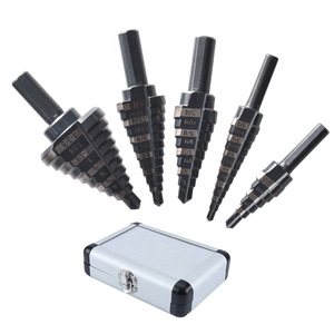 ชุดดอกสว่านอเนกประสงค์มาตรฐานอังกฤษ เหล็กความเร็วสูง สีดำขาว สองสี ดอกสว่านทรงเจดีย์ สำหรับเจาะโลหะ - Product Image 1