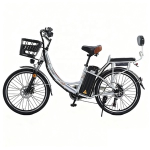 Bicicleta de 26 Pulgadas/Bicicleta Eléctrica Urbana de Diseño Clásico de 48 V y 350 W/Bicicleta Eléctrica/Bicicleta Eléctrica con Marco de Acero - Product Image 2