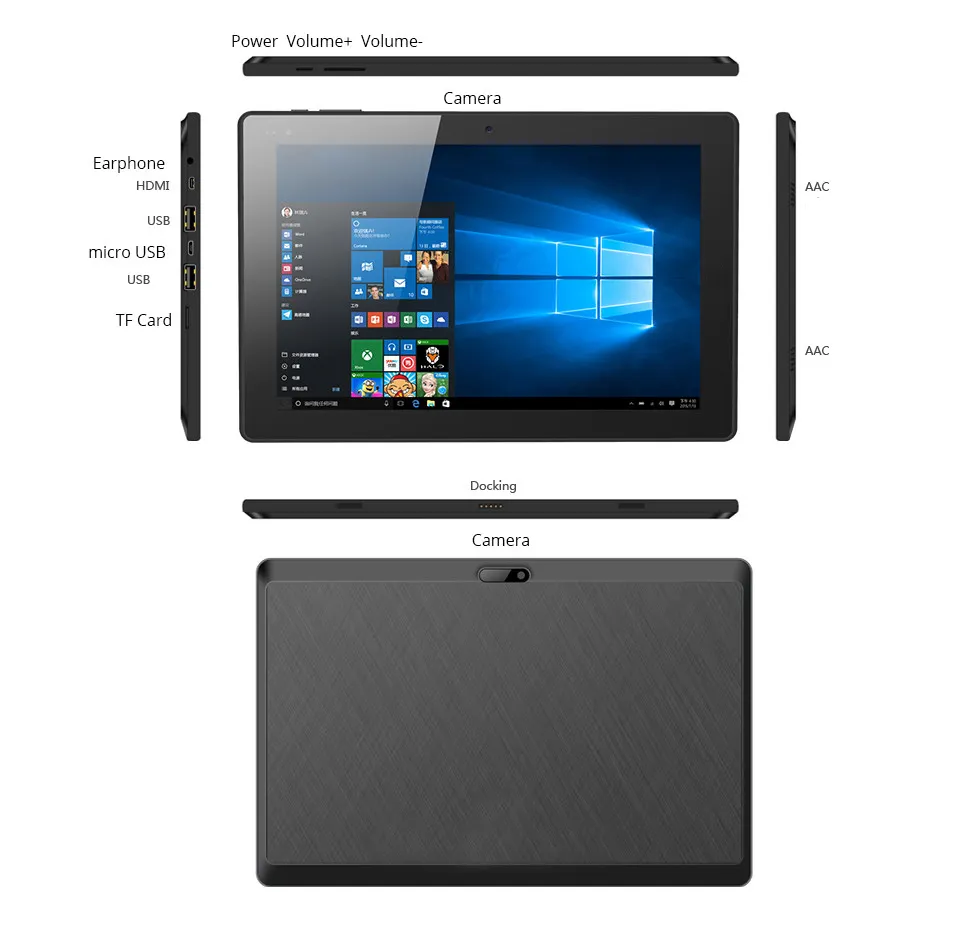 Venster 10 Apollo Lake 10 Inch Tablet Pc Window 10 Hoge Kwaliteit Venster 7 Tabletten 128Gb