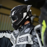 Casque de moto intégral à visière double en PP pour adultes, utilisation en extérieur, personnalisable en usine – Offre spéciale