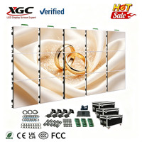 Écran LED portable de location P3.91 500x500mm 500x1000mm 3840Hz IP65 pour événements d'entreprise et salons professionnels