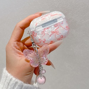 Bonita funda protectora con lazo rosa para <span class=keywords><strong>Airpods</strong></span>, accesorios para auriculares de cuarta generación compatibles con Pro2/3ª generación - Product Image 4