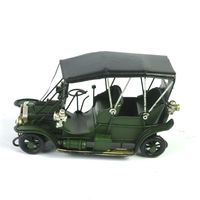 Regalos Creativos, Adornos de Metal Hechos a Mano, Modelo de Coche Retro de Hierro, Mini Escultura de Coche Clásico Coleccionable para Decoración del Hogar, Oficina o Bar