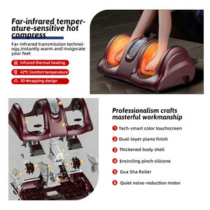 Masseur de pieds ZL Z8160Z à vente chaude 2025, pétrissage profond, roulement des orteils, des talons, des points, pression d'air, chaleur, luminothérapie rouge, 110V/220V - Product Image 2
