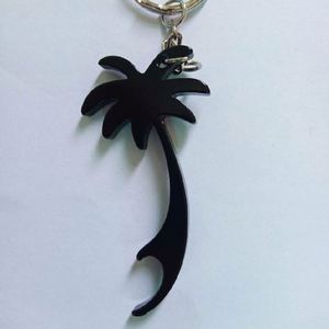Décapsuleur porte-clés en alliage d'aluminium en forme de palmier, décapsuleur personnalisé avec logo pour souvenirs de bar de plage et cadeaux promotionnels - Product Image 3