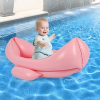 Vente flash : canoë gonflable pour enfants, jouet aquatique pour enfants, matériau PVC rose, capacité maximale 100 kg