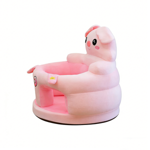 Asiento de aprendizaje personalizado para bebés con forma de cerdo, sofá de peluche para bebés con forma de cerdo, silla de apoyo para sentarse para bebés, asiento de peluche para bebés con forma de cerdo - Product Image 5