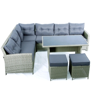 现代风格户外组合家具花园藤制沙发和椅子套装 - Product Image 3
