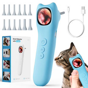 Casing silikon kucing Q12 tersedia dalam tiga warna otoskop Visual kamera telinga anjing kucing peliharaan otoskop observasi Real-time - Product Image 5