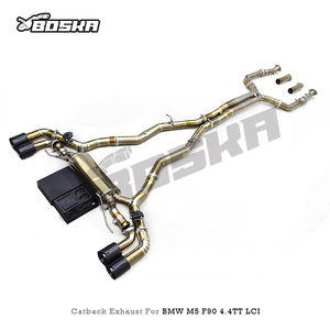 Tubos de Escape de Titanio con Control Remoto para M5 F90 LCI 4.4T 2018-2023, Ajuste Directo de Fábrica - Product Image 2