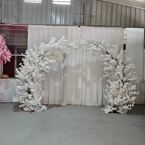 ซุ้มดอกซากุระประดิษฐ์สีชมพูสำหรับตกแต่งงานแต่งงาน - Product Image 5