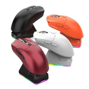 K-Snake X11 Gaming <b>Mouse</b> 12000 Dpi 1000Hz Wireless 2.4G Rechargeable With Charging Base RGB Backlit Right Hand - Product Image 5