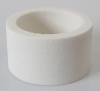 Roue de polissage en nylon non tissé noir de haute qualité Support OEM personnalisé pour polir le métal et la meule en bois