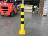 Poteaux de stationnement en acier de haute qualité, barrière de sécurité en acier au carbone, poteau de stationnement fixe de sécurité