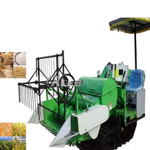 供应小地块水稻收获机履带式联合收获机稻麦磨粉机 - Product Image 1